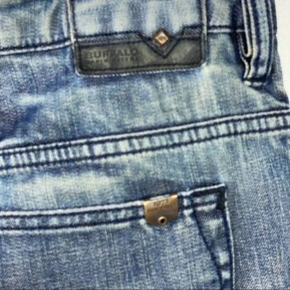 BUFFALO DAVID BITTON Mens Jeans Size 36 x 32‎ Blue Denim Casual Straight Leg